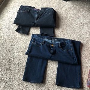 Size 6 petite mk jeans and Gloria Vanderbilt jeans